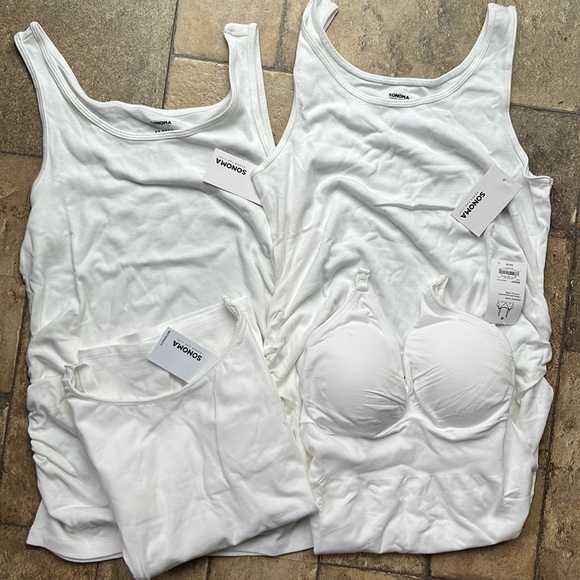 NWT Bundle (4) Maternity/ Nursing Tanks - Picture 1 of 6